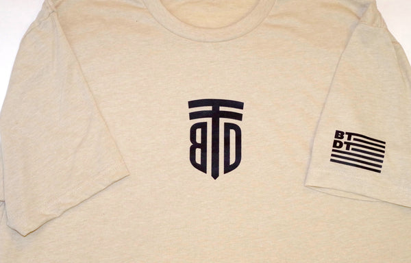 Shield T-Shirt w/ Flag on Sleeve